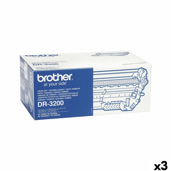 Tambor de impressora Brother DR3200 Preto (3 Unidades)