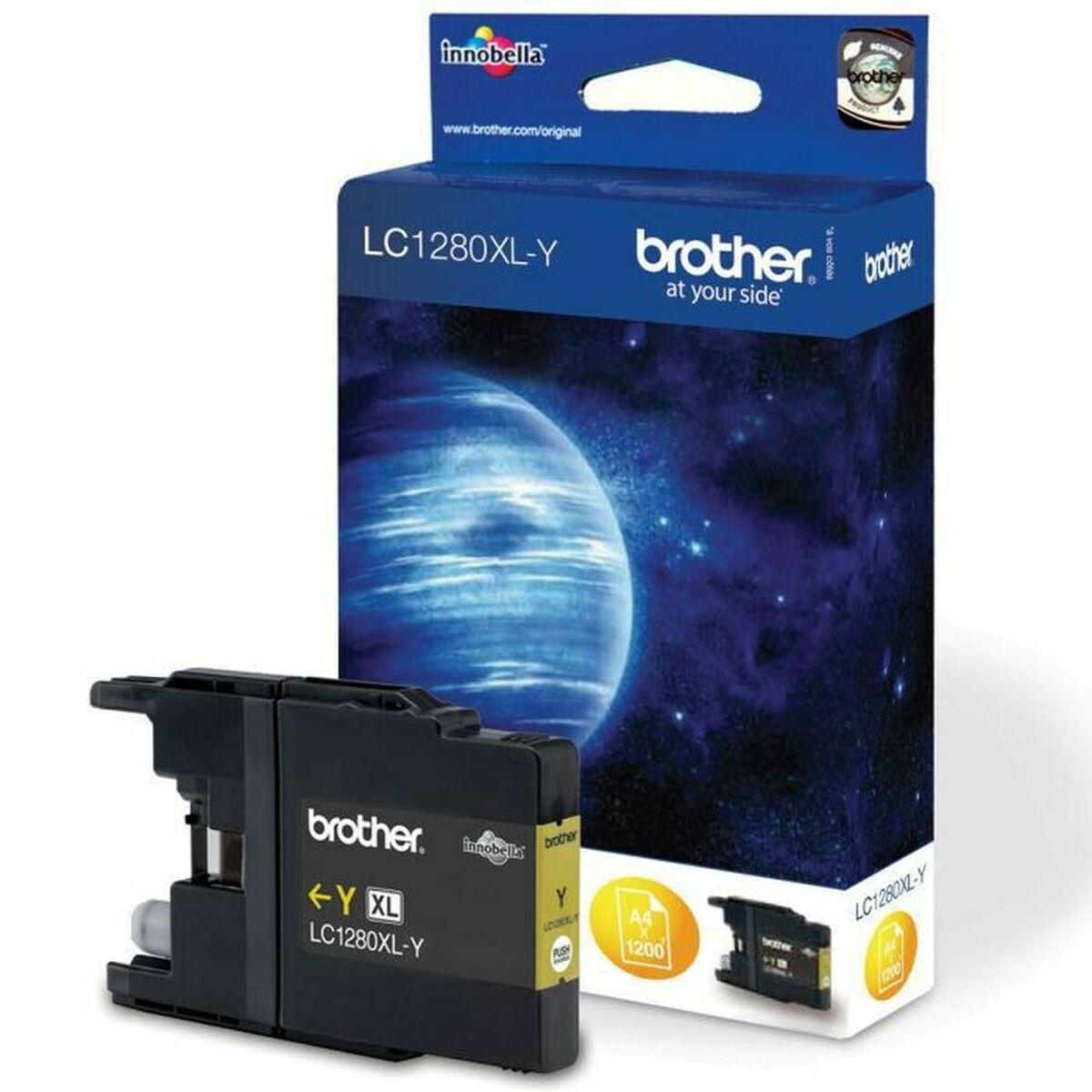 Tinteiro de Tinta Original Brother LC1280XL-Y Amarelo