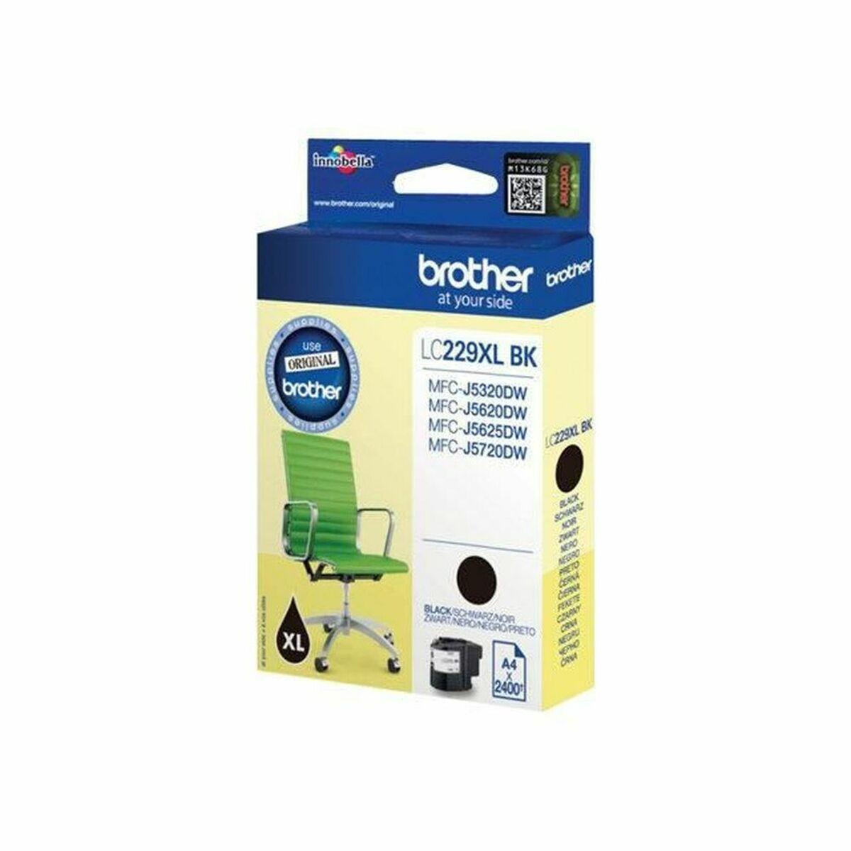 Tinteiro de Tinta Original Brother LC-229XLBK Preto