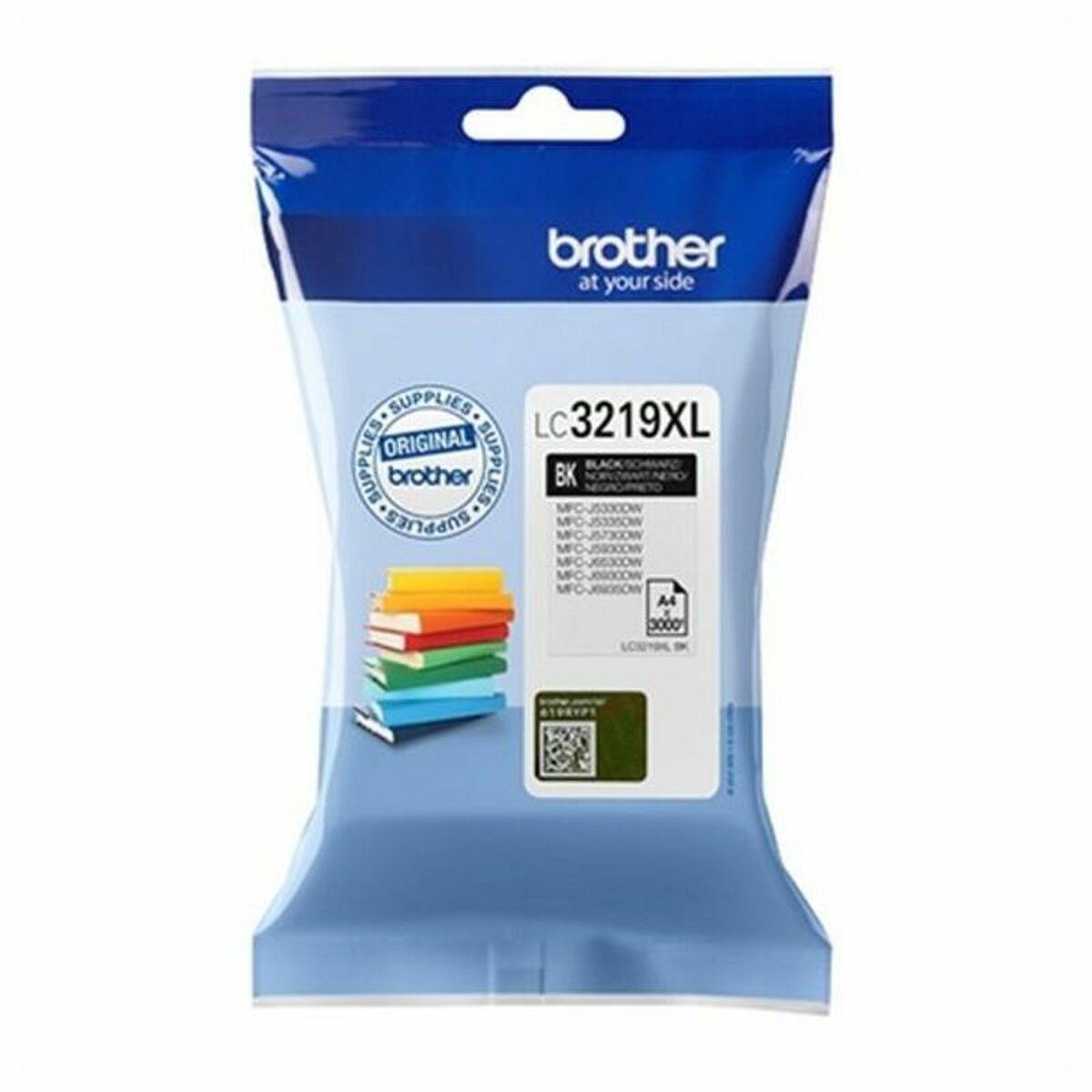 Tinteiro de Tinta Original Brother LC3219XLBK Preto