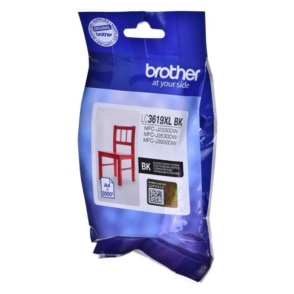 Tinteiro de Tinta Original Brother LC-3619XLBK Preto