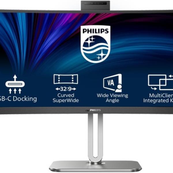 Monitor 48,8 49B2U5900CH/00 LED Dual QHD LCD (Preto) - PHILIPS