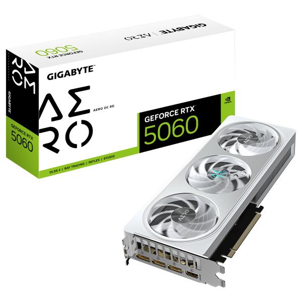 Placa Gráfica Gigabyte RTX 5060 Aero OC 8GB