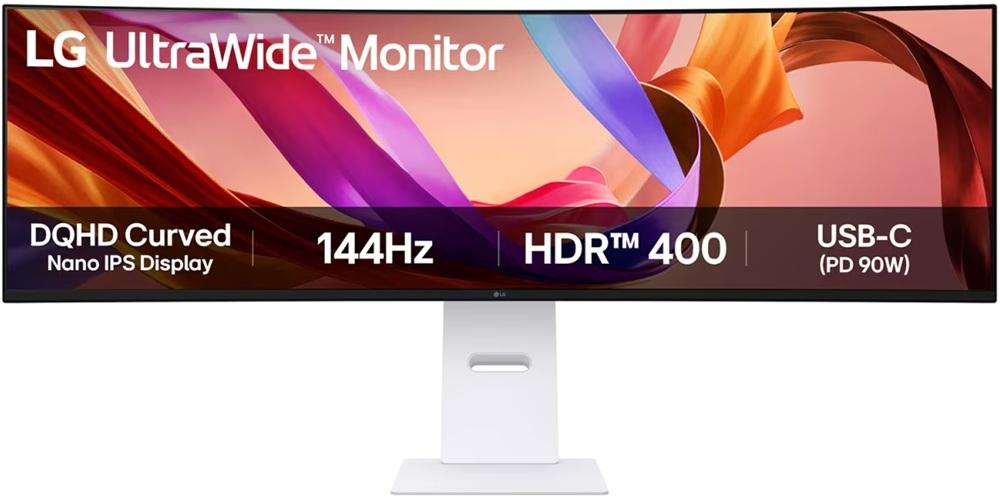 Monitor Curvo 49 49U950A - W UltraWide Dual QHD LED (Branco) - LG
