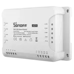 Comutador / Interruptor 4 Canais s/ Fios Wi - Fi p/ Domótica Comp. Amazon Echo, Google Home - Sonoff