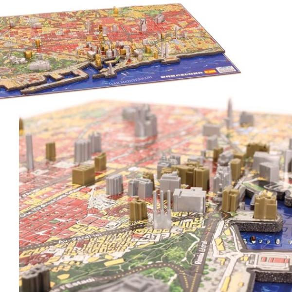 Puzzle Time 4D BARCELONA (1200 pcs) - VELLEMAN