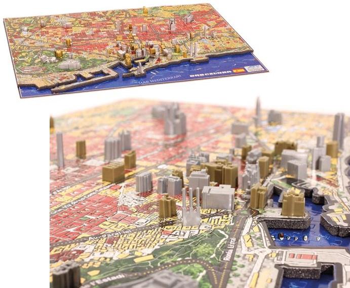 Puzzle Time 4D BARCELONA (1200 pcs) - VELLEMAN