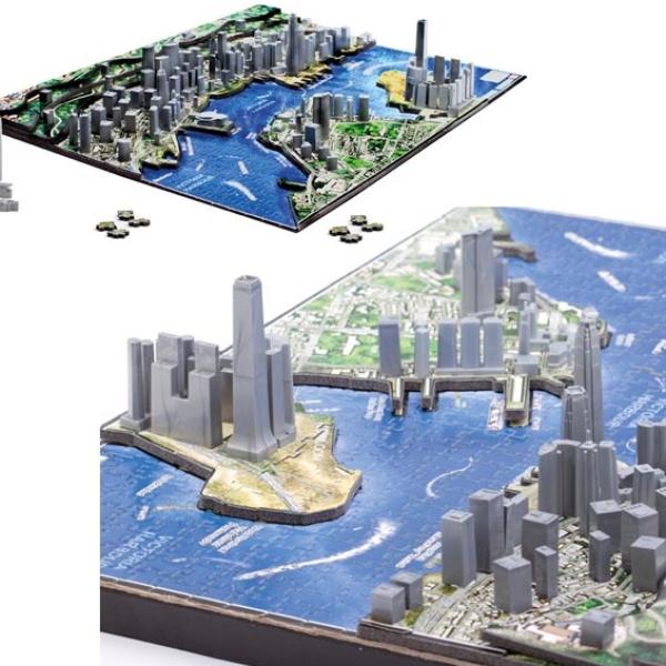 Puzzle Time 4D HONG KONG (1100 pcs) - VELLEMAN