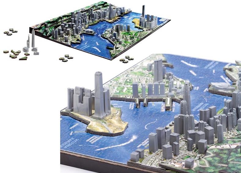 Puzzle Time 4D HONG KONG (1100 pcs) - VELLEMAN