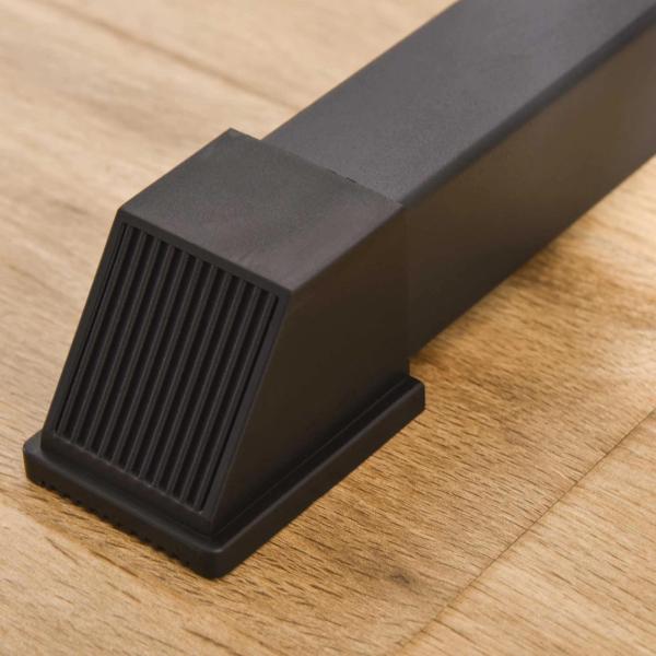 Suporte Ajustável para Barras de Peso Suporte Multifuncional para Exercício em Casa academia Carga 150kg Altura Ajustável 121 - 171cm Preto e Vermelho