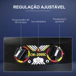 Secador de Cabelo Profissional 1180W com Capuz e Rodas com Temporizador de Temperatura Ajustável em Altura Preto
