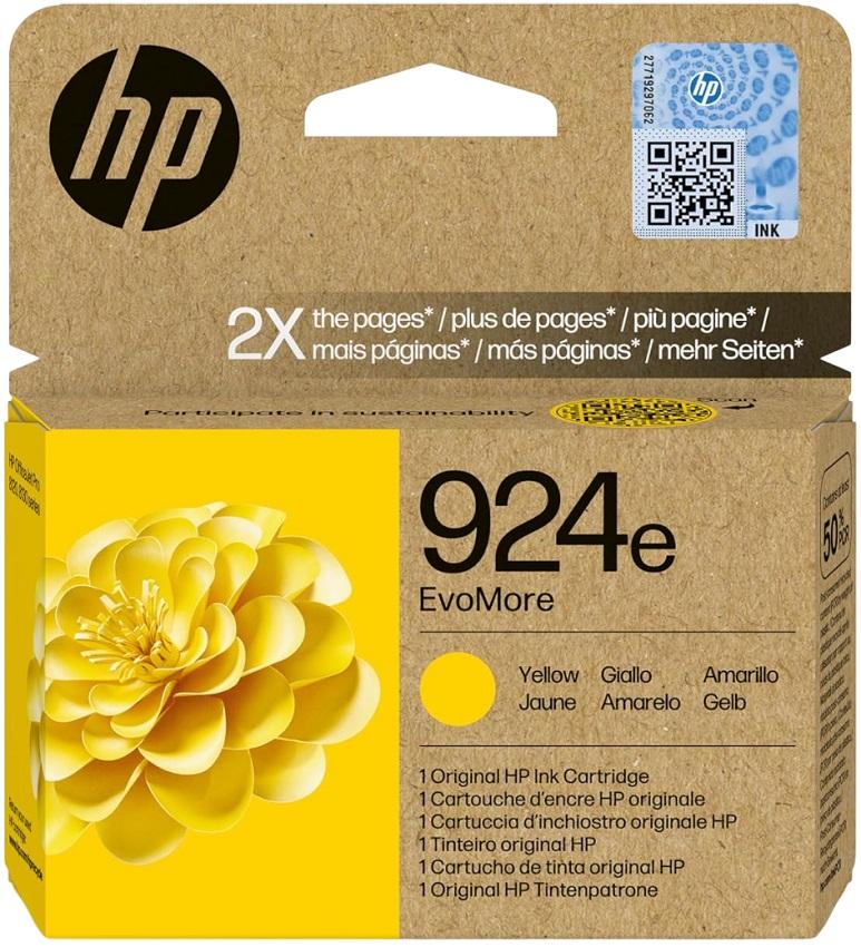 Tinteiro Original EvoMore 924e (Amarelo) - HP