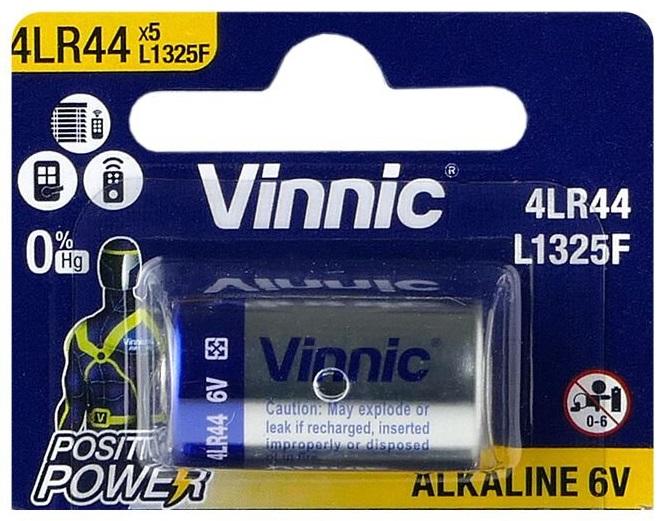 Pilha Alcalina 6V (4LR44, 4AG13, L1325, 476A,...) - VINNIC