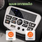 Carro Elétrico para Crianças com Bateria de 12V Controlo Remoto Faróis LED Buzina e Música 100x63x65 cm Verde