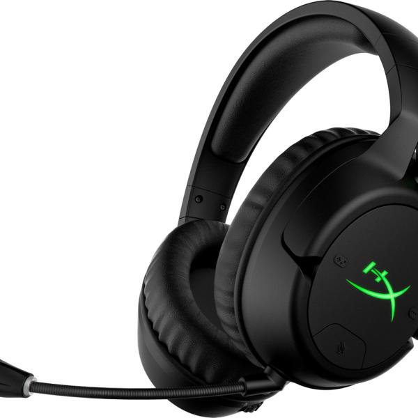 Auscultadores Headset Gaming CloudX Flight (Preto/Verde) - HYPERX