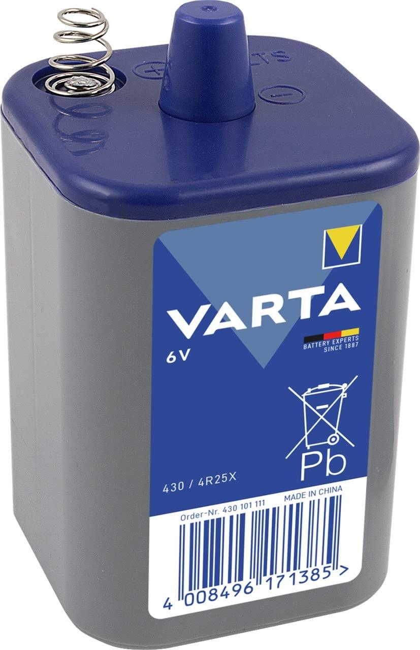 Bateria Zinco - Carvão 4R25 6V 7,5Ah - VARTA