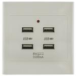 Tomada de Parede Saliente c/ 4 USB
