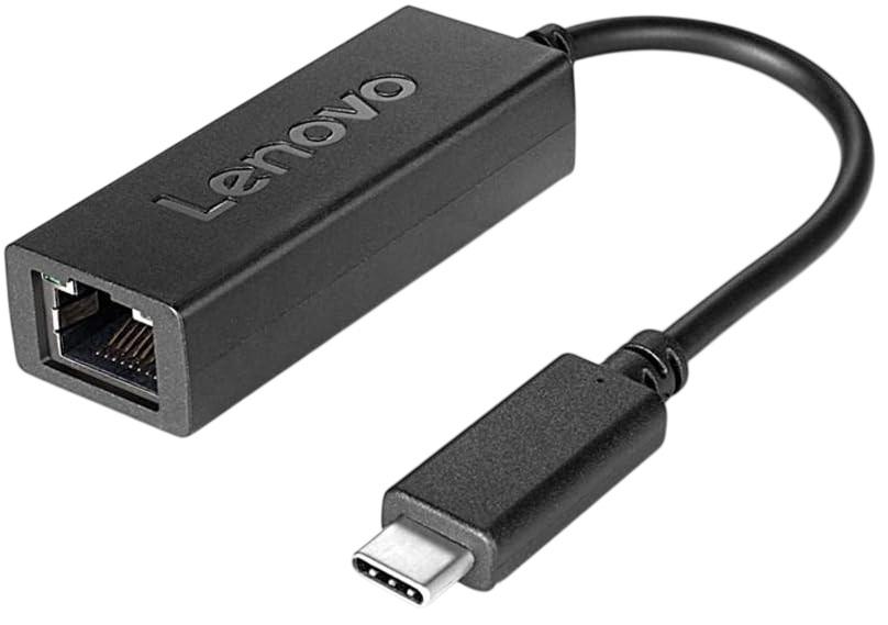 Conversor Ethernet Fêmea - USB - C Macho - LENOVO