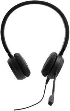 Auscultadores Headset Pro Wired Stereo VOIP (Preto) - LENOVO