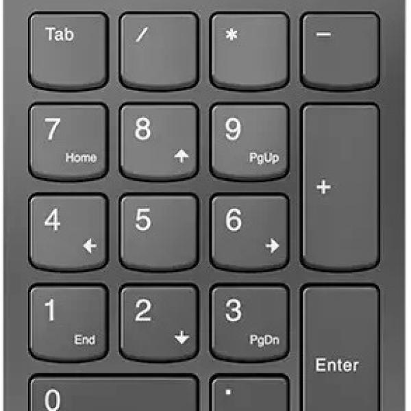 Teclado Numérico Universal RF Wireless 4Y41C33791 (Cinzento) - LENOVO