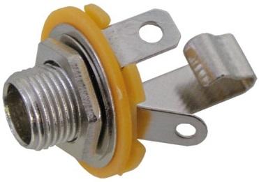 Ficha Jack Painel Femea 6,3mm Mono - Circ. Fechado