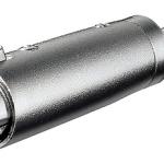 Ficha Adaptadora Canon Femea - Jack 6,5mm Macho Stereo