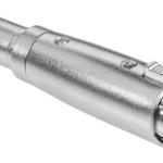 Ficha Adaptadora Canon Femea - Jack 6,3mm Femea Mono