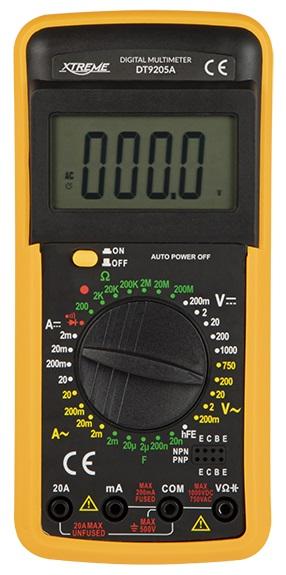 Multímetro Digital DT9205A - XTREME