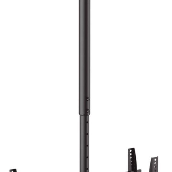 Suporte Teto Rotativo p/ 2x TV´s LCD/LED/PLASMA 43 ~ 86 VESA 600x400 (Preto) - HOLMIOS