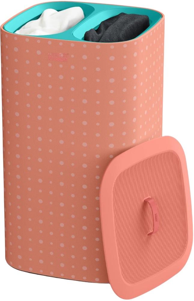 Cesto Separador de Roupa 60L (Coral) - JOSEPH JOSEPH