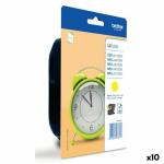 Tinteiro de Tinta Original Brother LC125XLY Amarelo (10 Unidades)