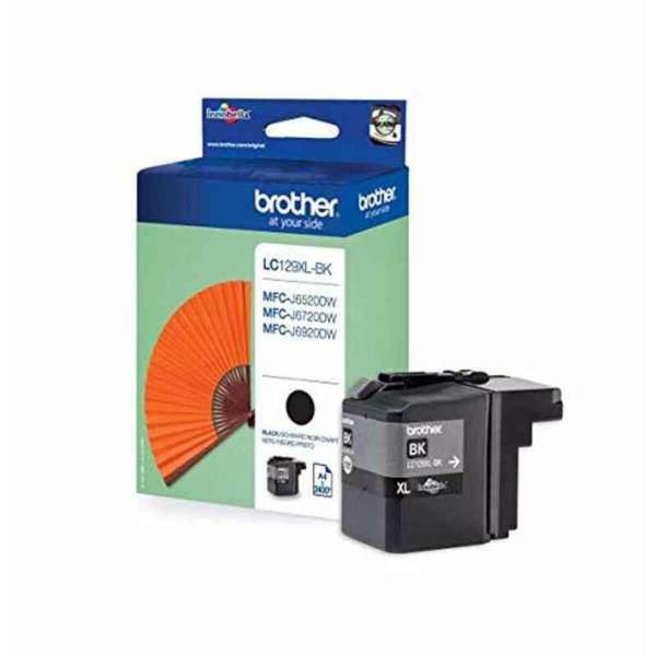 Tinteiro de Tinta Original Brother LC129XLBKBP Preto