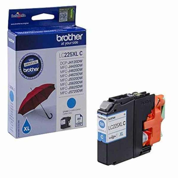 Tinteiro de Tinta Original Brother LC225XLCBPP Ciano (1 Unidade)