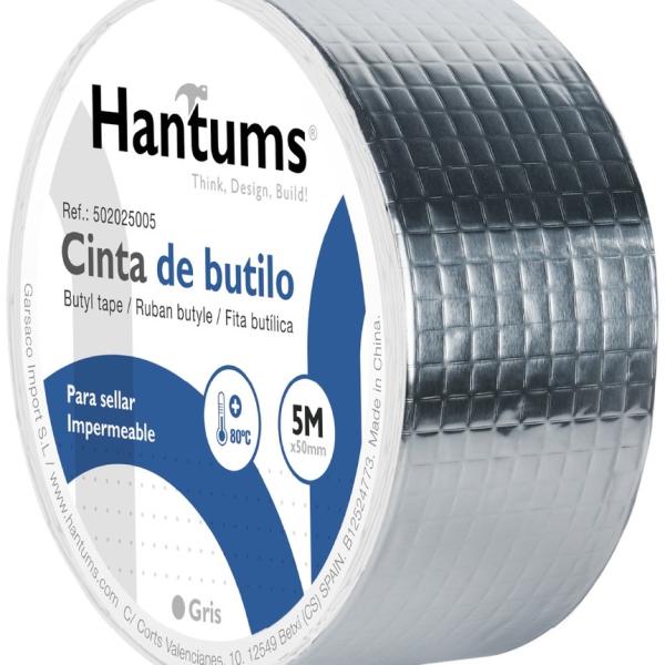 Fita Adesiva Butílica Alumínio Impermeável 50mm (5 mts) - HAMTUMS