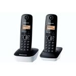 Telefone sem fios Panasonic KX-TG1612 Âmbar Preto/Branco