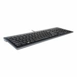 Teclado Kensington Advance Fit AZERTY Preto Preto mate Francês AZERTY
