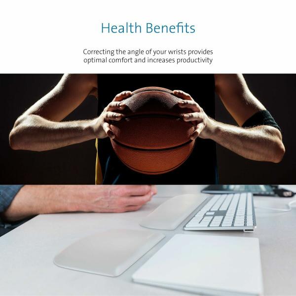 Apoio para pulsos Kensington Ergosoft Cinzento