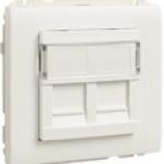 Aro com Módulo Duplo p/ Conectores RJ45 (APOLO 5000) - EFAPEL