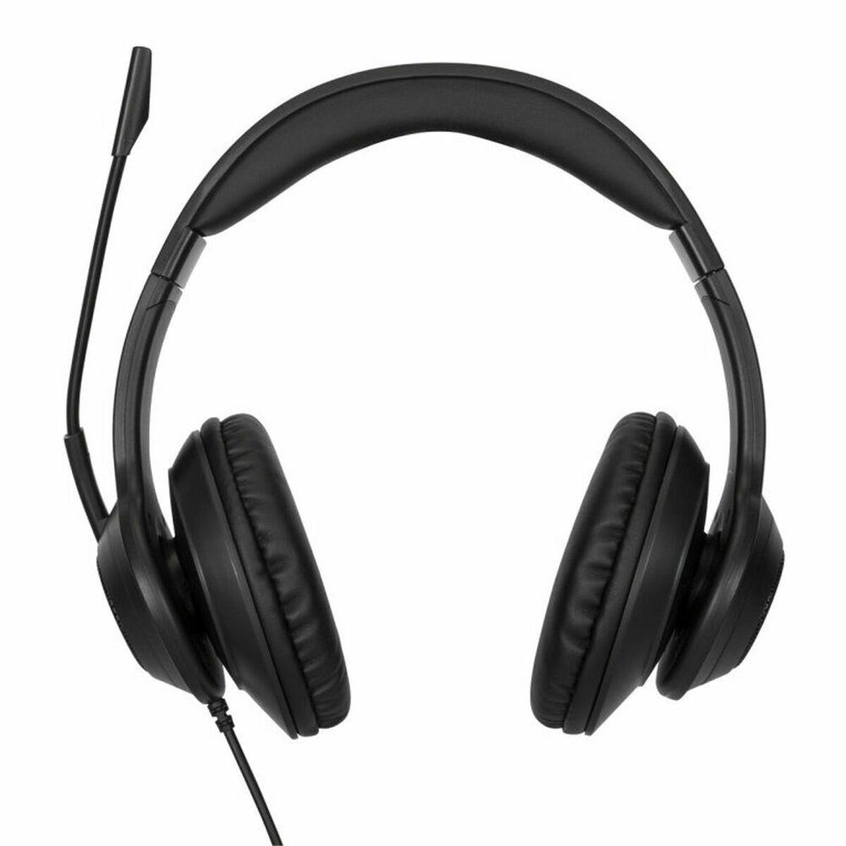 Auriculares com microfone Targus AEH102GL Preto