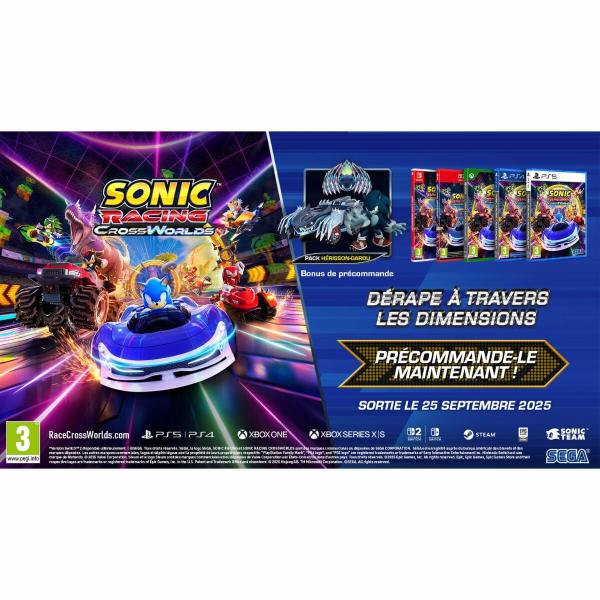 Videojogo para Switch SEGA Sonic Racing CrossWorlds
