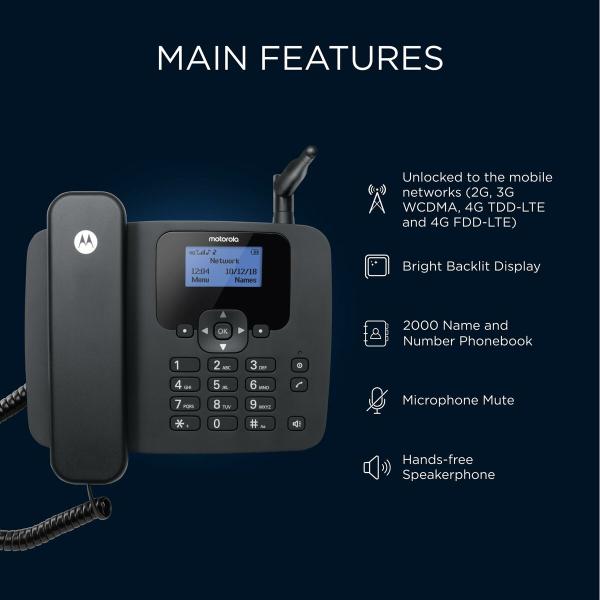 Telefone Fixo Motorola