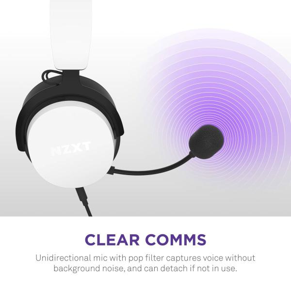 Auriculares NZXT AP-WCB40-W2 Branco