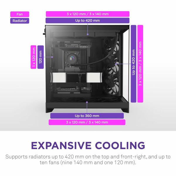 Caixa Semitorre ATX NZXT CM-H92FB-01 Preto