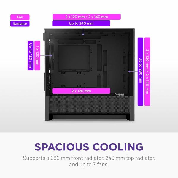 Caixa Semitorre ATX NZXT CC-H31FB-01 Preto