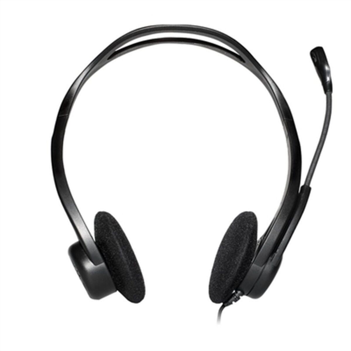 Auriculares com microfone Logitech 981-000100 Preto