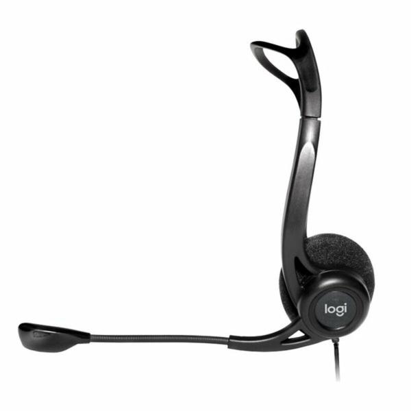 Auriculares com microfone Logitech 981-000100 Preto