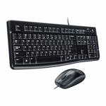 Teclado e rato óticos Logitech MK120 Preto Espanhol Qwerty espanhol