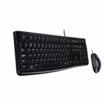 Teclado e rato óticos Logitech 920-002562 Preto Inglês QWERTY