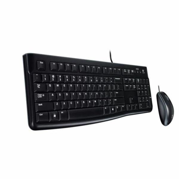 Teclado e rato óticos Logitech 920-002562 Preto Inglês QWERTY
