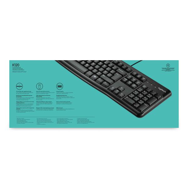 Teclado Logitech 920-002482 Preto Qwerty espanhol AZERTY